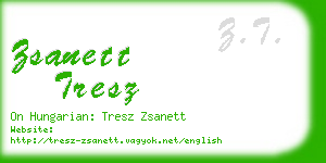 zsanett tresz business card